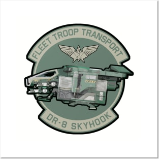 Starship Troopers Fleet Transport Patch Posters and Art